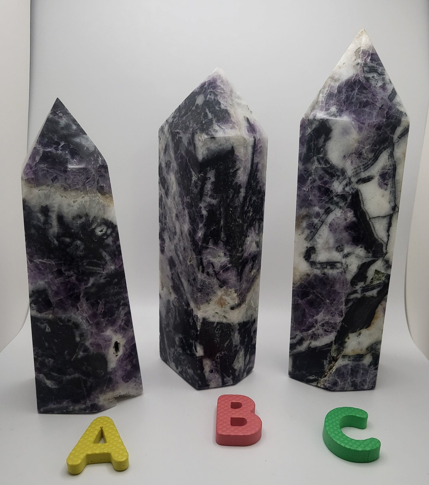 Purple Sphalerite in Quartz and Jasper Towers