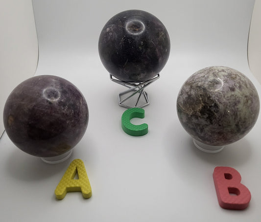 Lepidolite / Purple Mica Spheres
