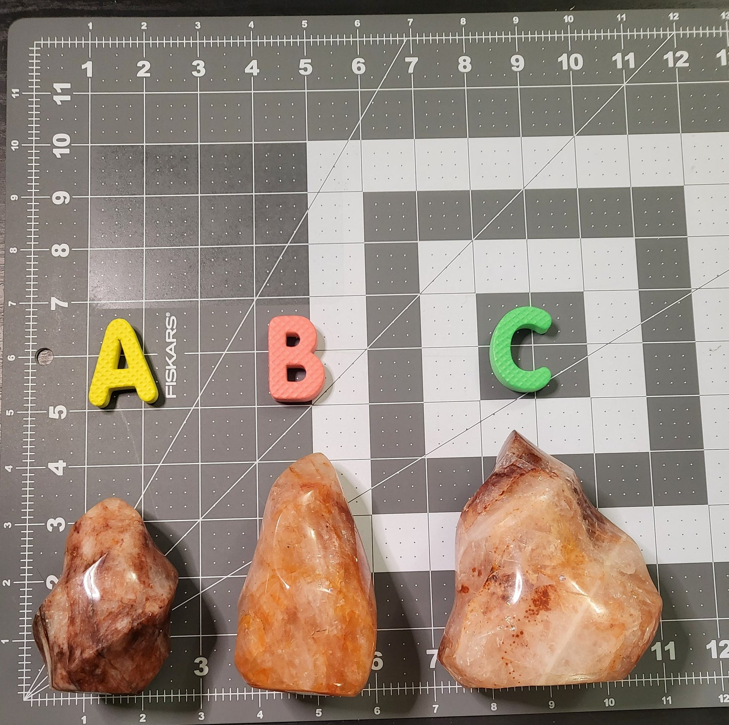 Fire Hematoid Quartz Flames