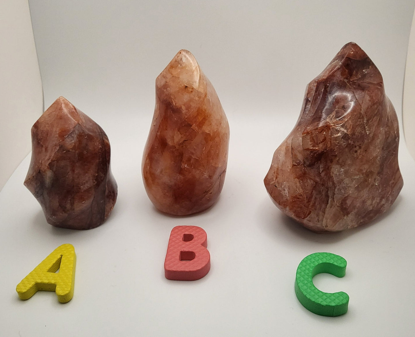 Fire Hematoid Quartz Flames