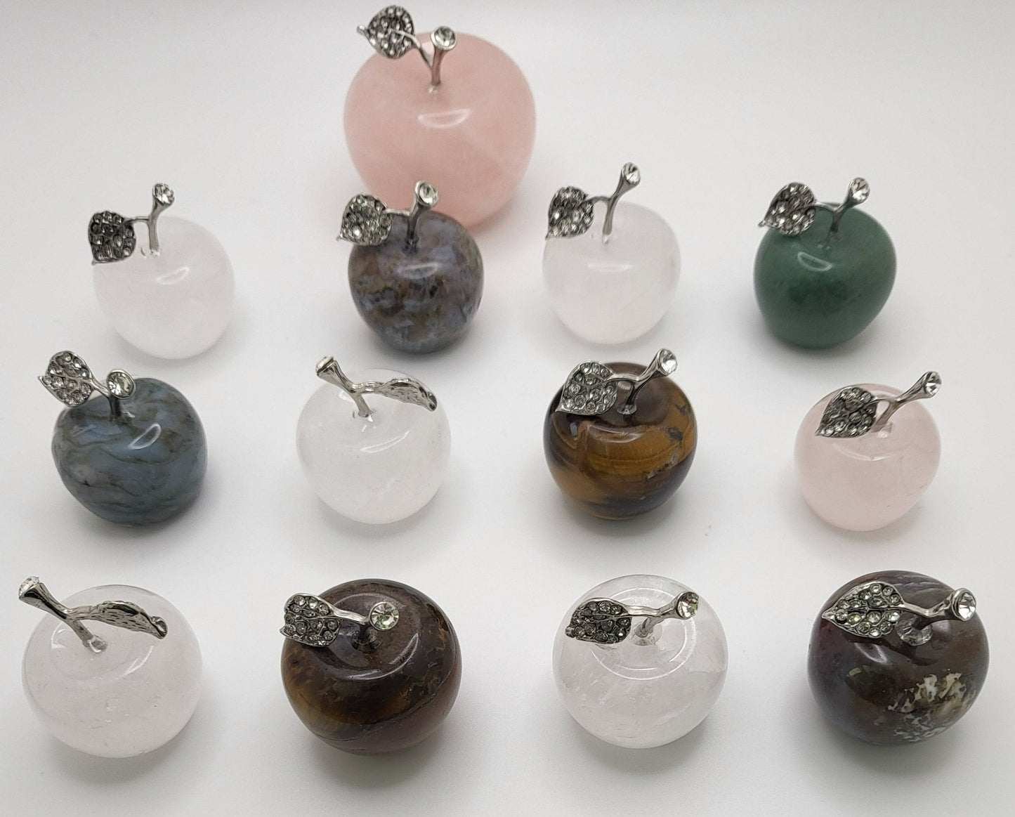 Apples With Silver Colored Stem