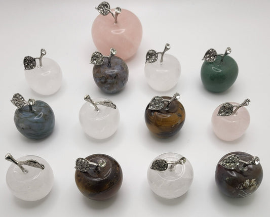 Apples With Silver Colored Stem