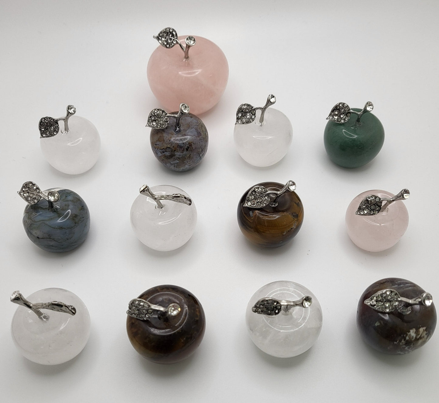 Apples With Silver Colored Stem