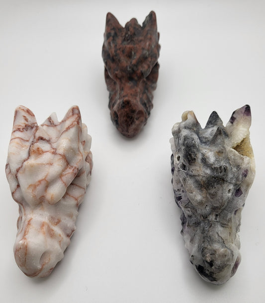 Dragon Heads Variety Of Colors - Small