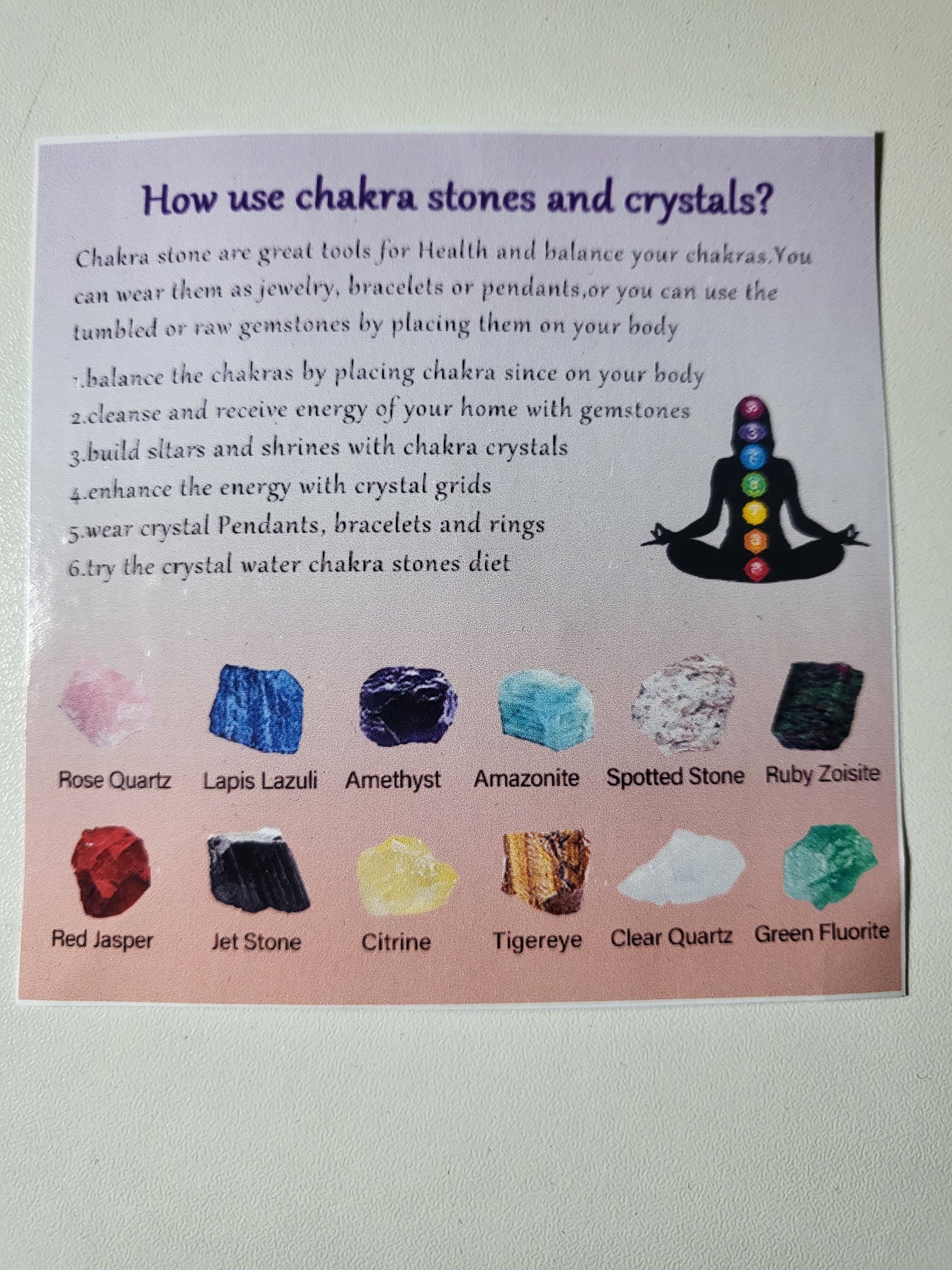 12 Rough Stone Gift Set