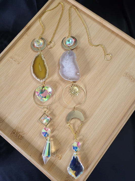 Agate Slice Sun Catcher