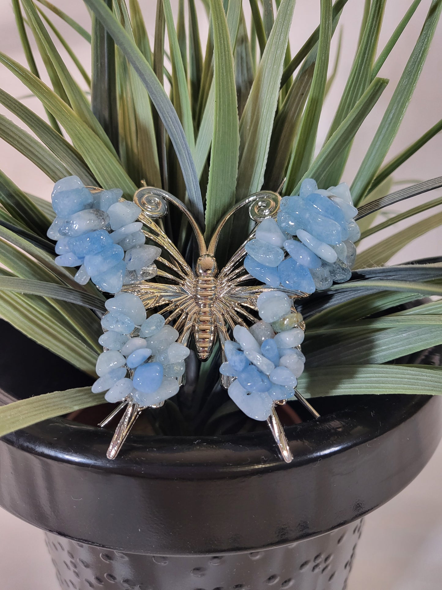 Butterflies with Crystal Chips