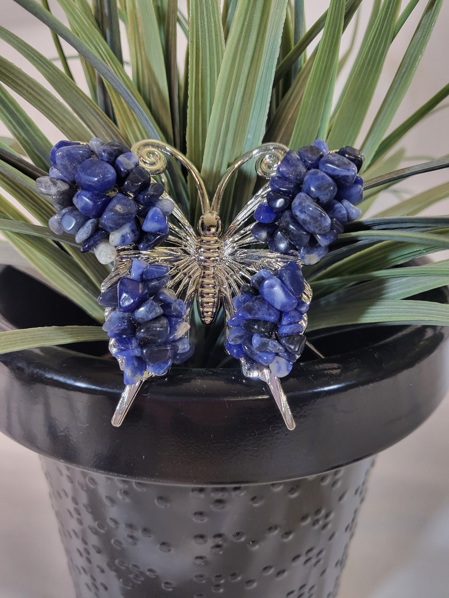 Butterflies with Crystal Chips