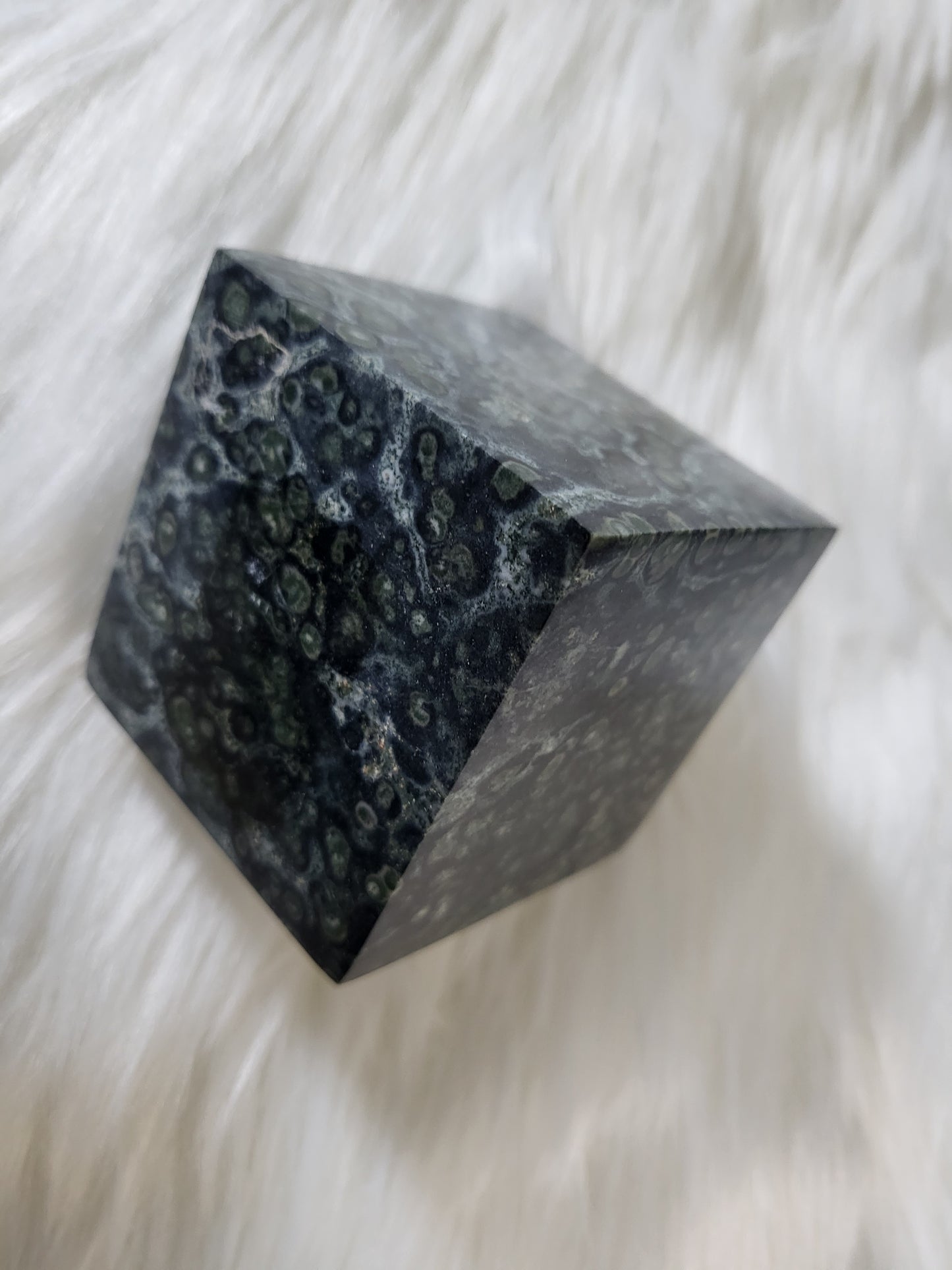 Kambaba Jasper Cube