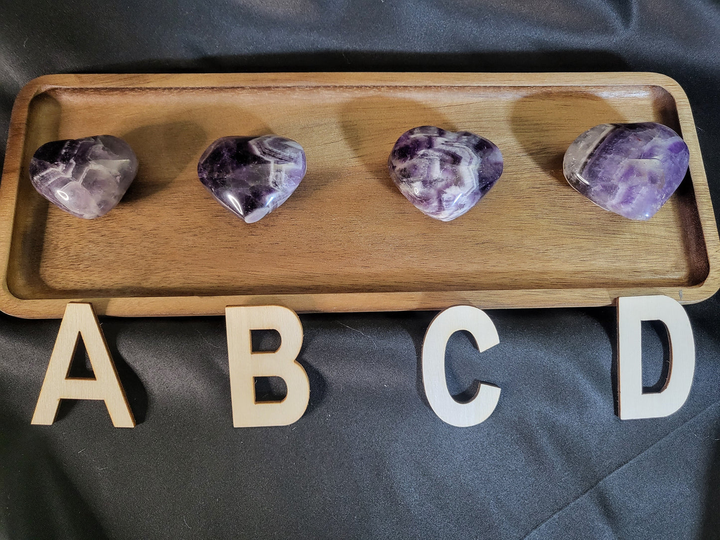 Dream Amethyst Hearts