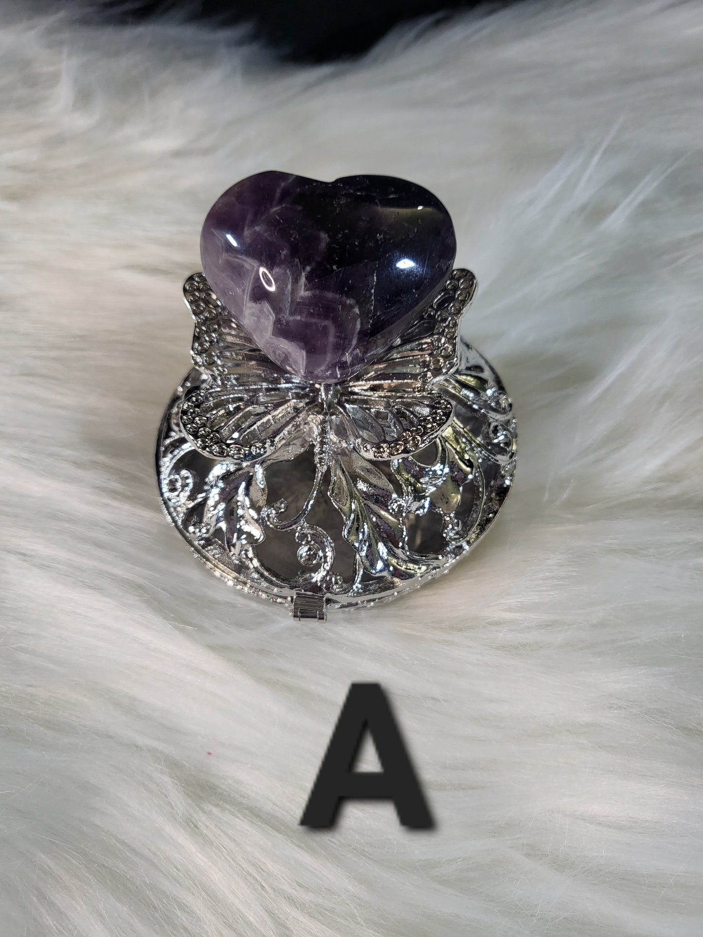 Dream Amethyst Hearts