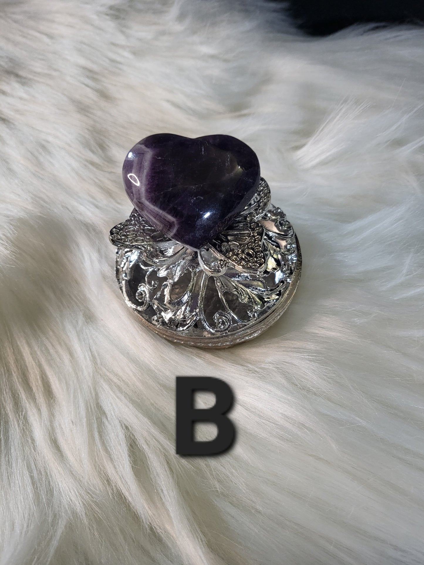 Dream Amethyst Hearts