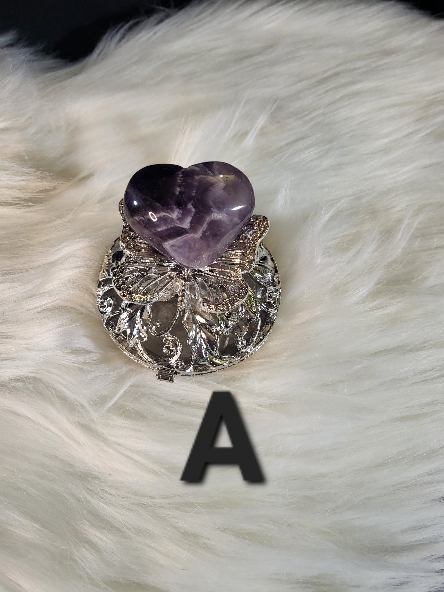 Dream Amethyst Hearts