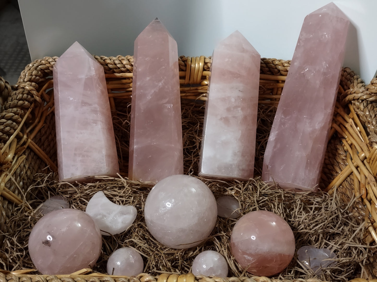 Rose Quartz Spheres