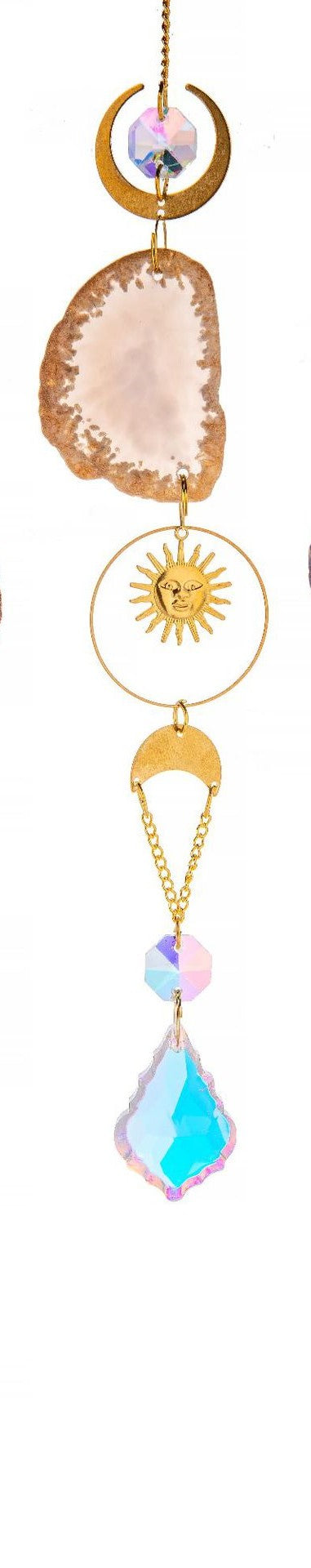 Agate Slice Sun Catcher