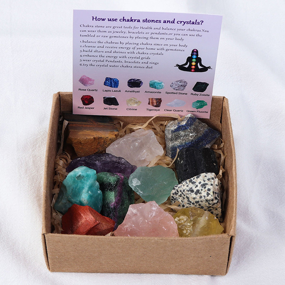 12 Rough Stone Gift Set