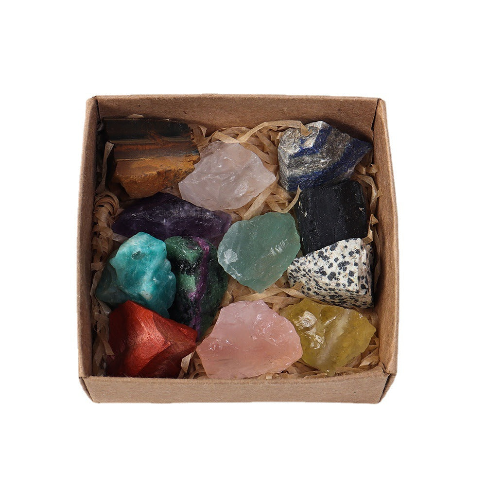 12 Rough Stone Gift Set
