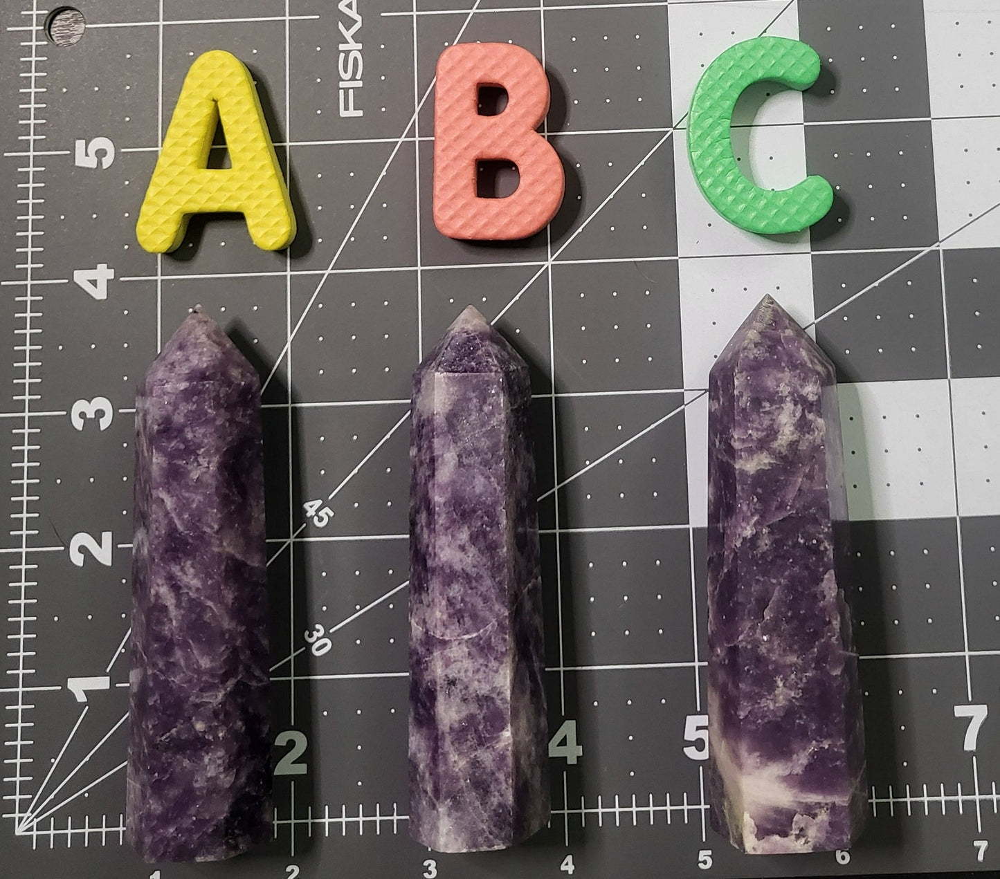 Lepediolite / Purple Mica Tower Points