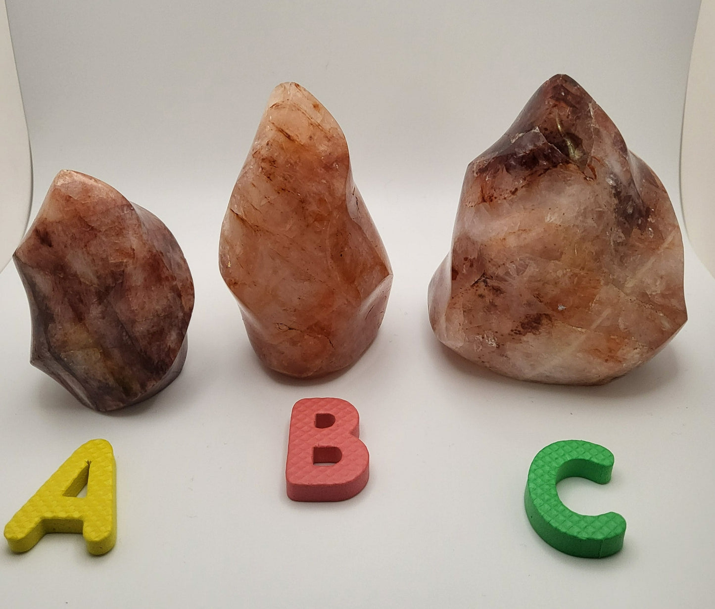 Fire Hematoid Quartz Flames