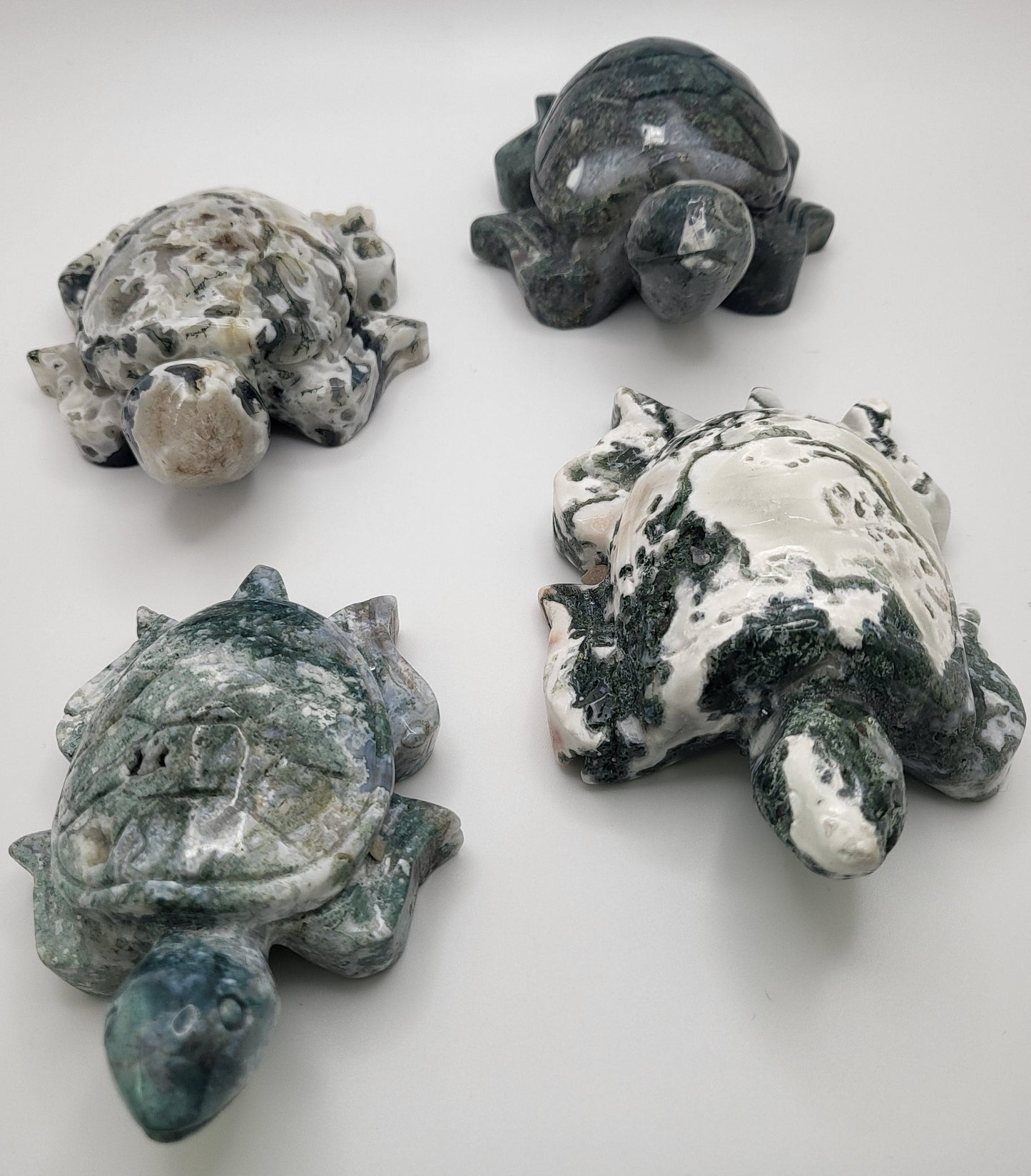 Turtles - Moss Agate Turtles