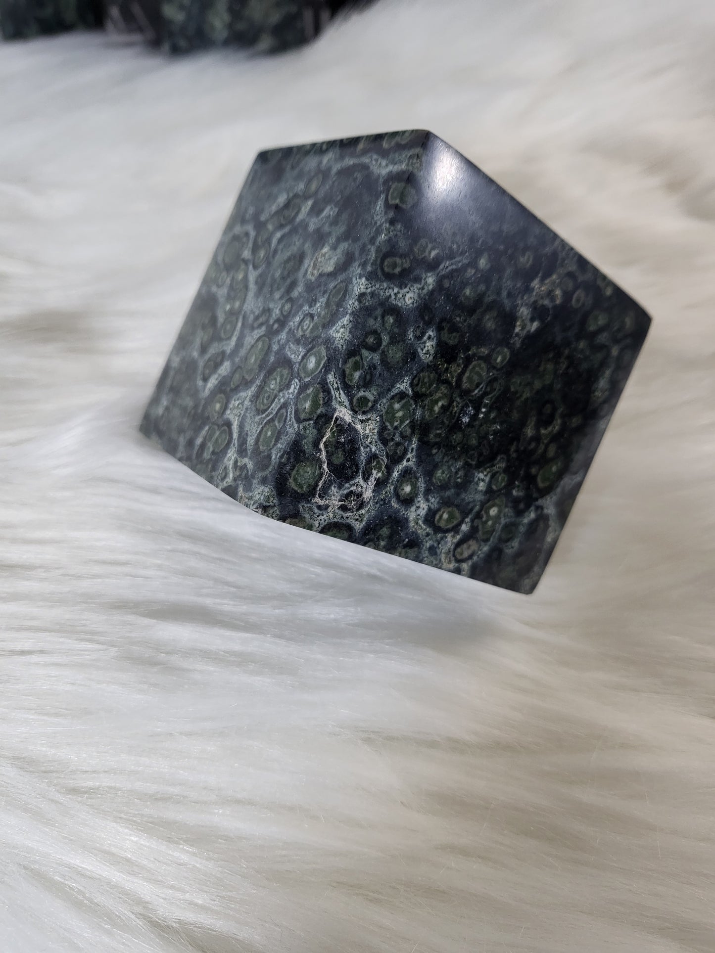 Kambaba Jasper Cube
