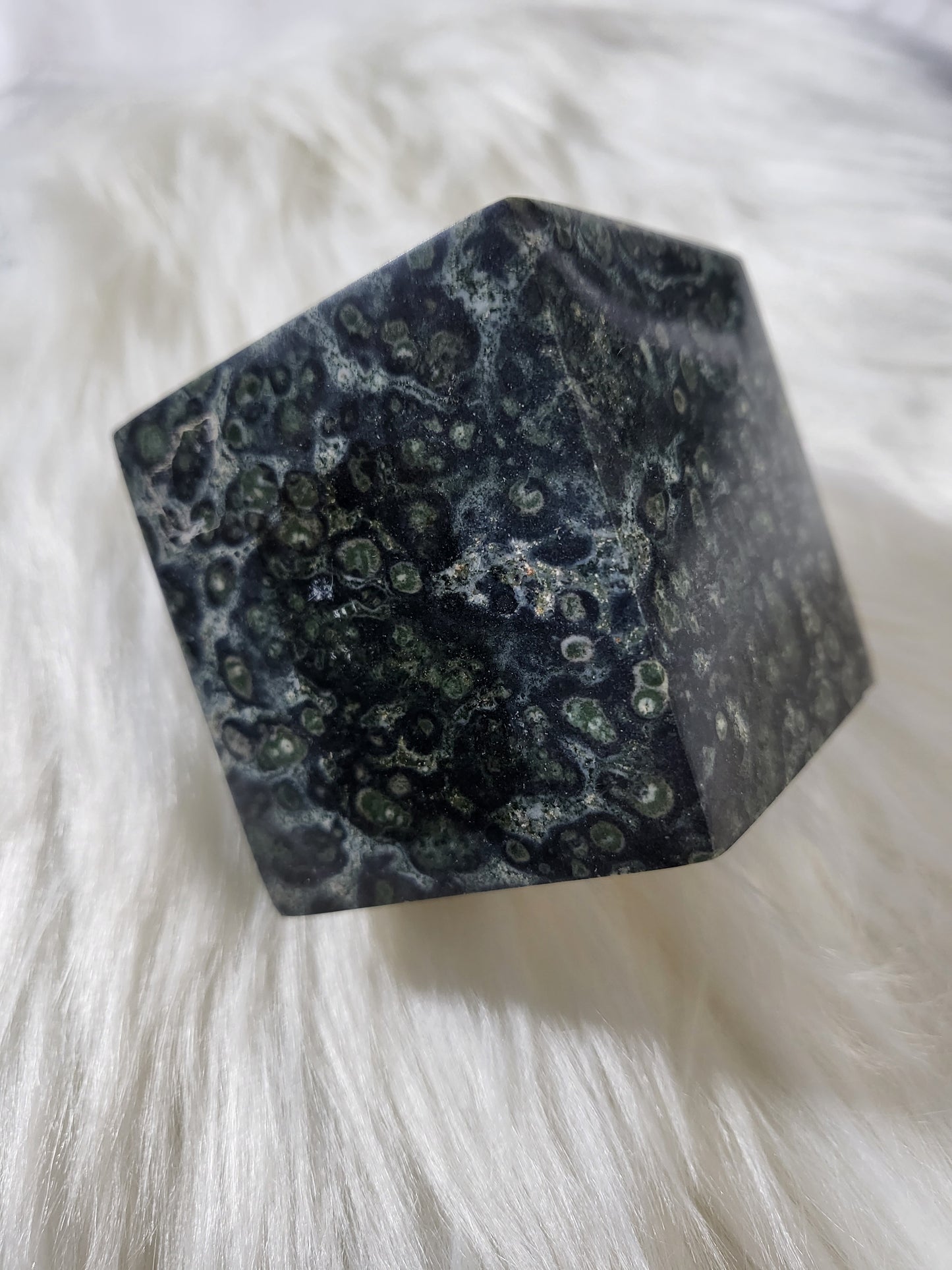 Kambaba Jasper Cube