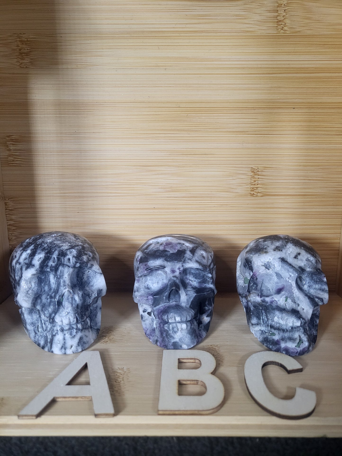 Sphalerite Skulls