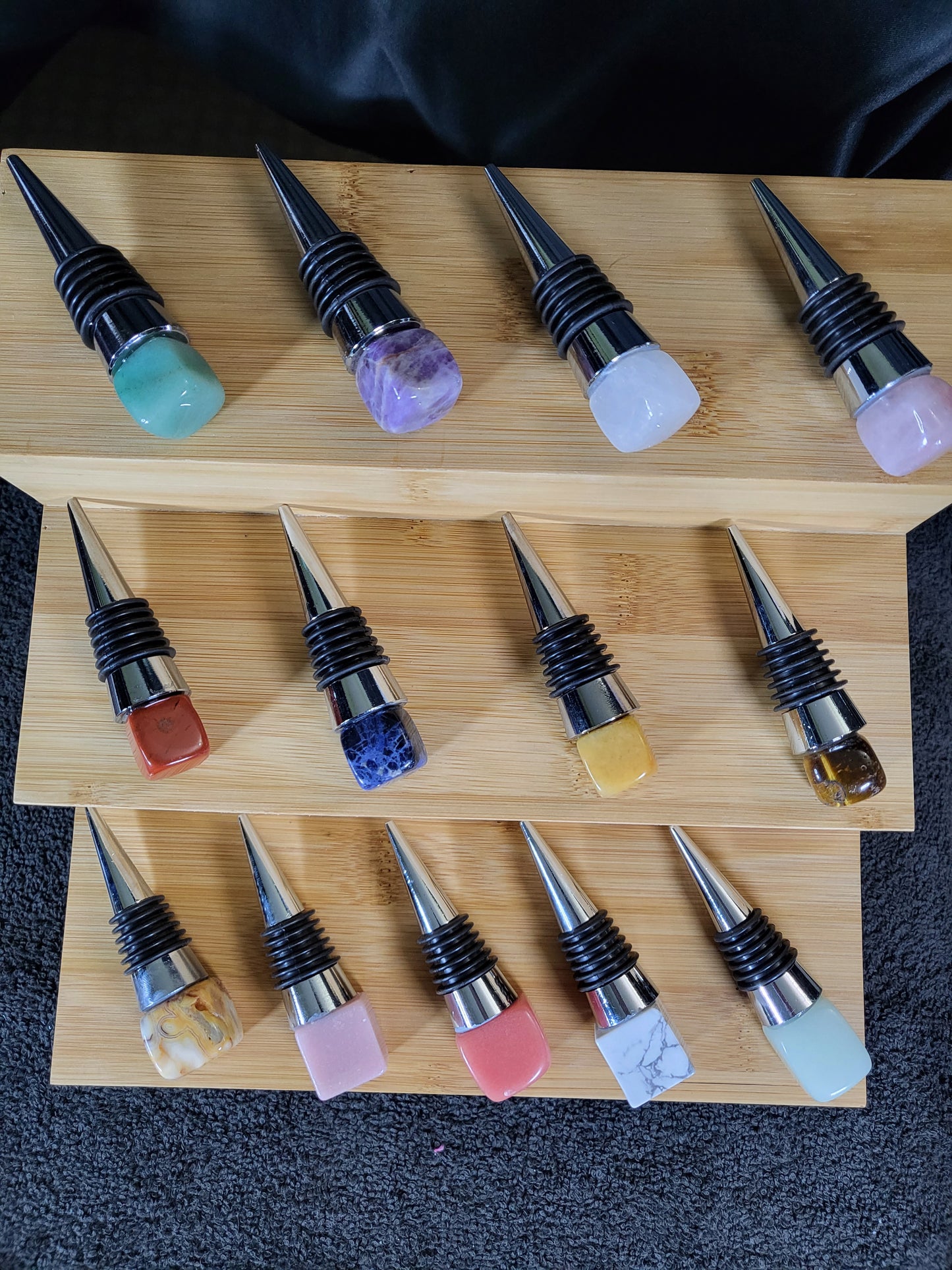 Wine Stopper with crystal top