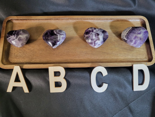 Dream Amethyst Hearts