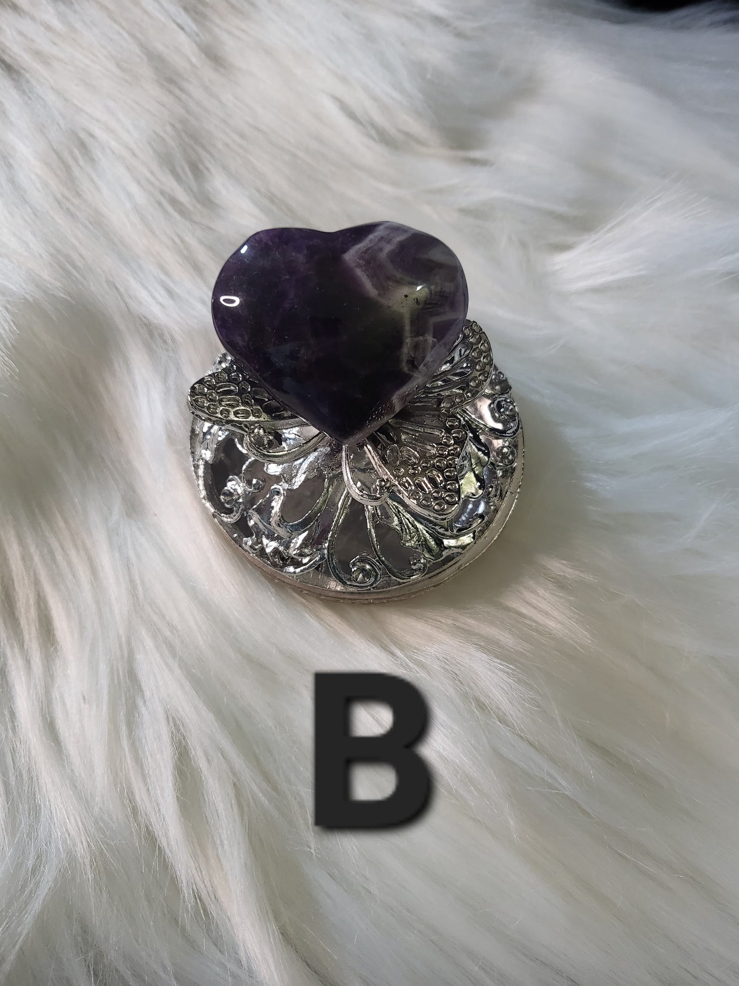 Dream Amethyst Hearts